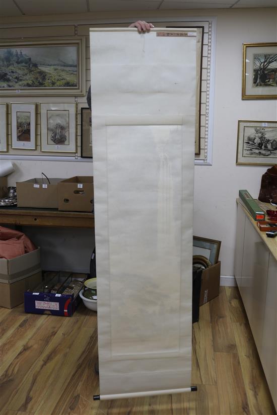 Two Chinese scroll paintings